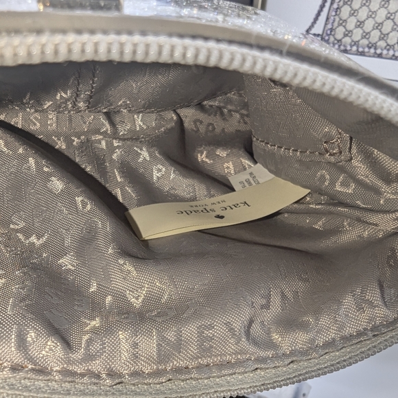 Kate Spade Mavis Street Pouch Silver ONLY - Picture 7 of 8